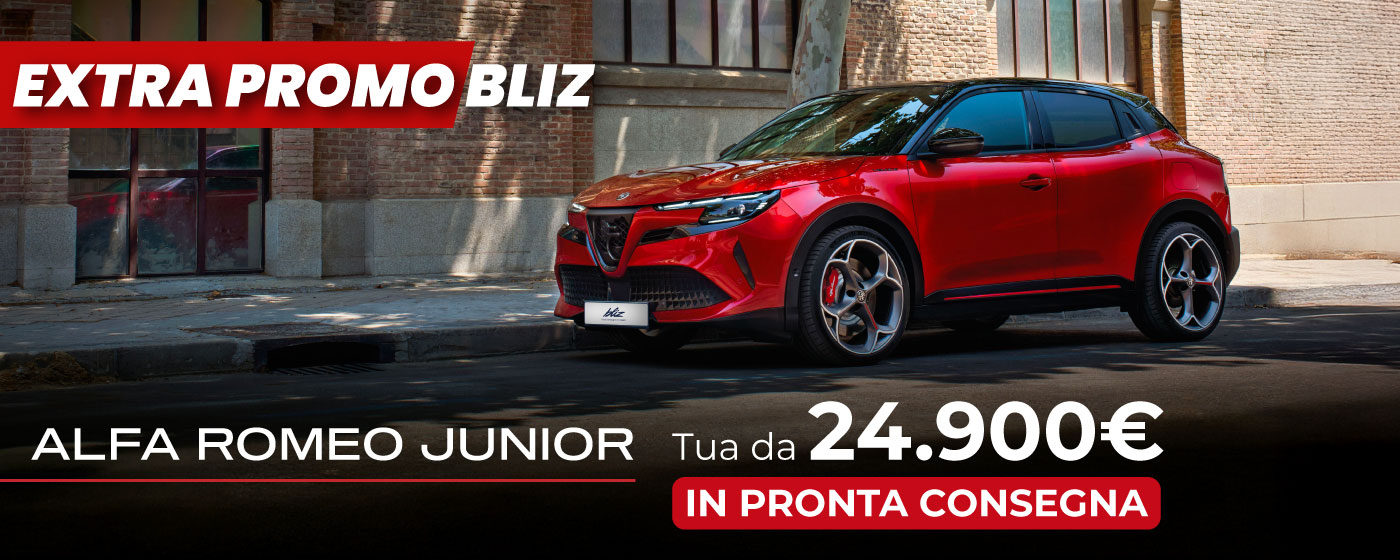 NUOVA ALFA ROMEO JUNIOR | PROMO DEL MESE
