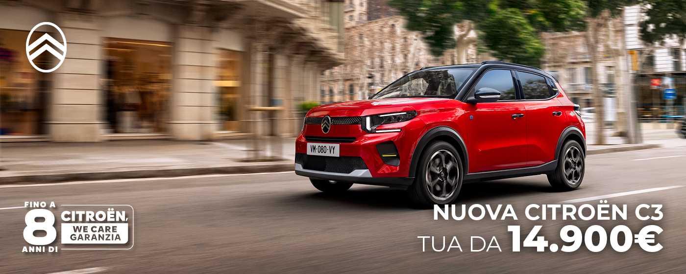 NUOVA CITROËN C3 | PROMO DEL MESE