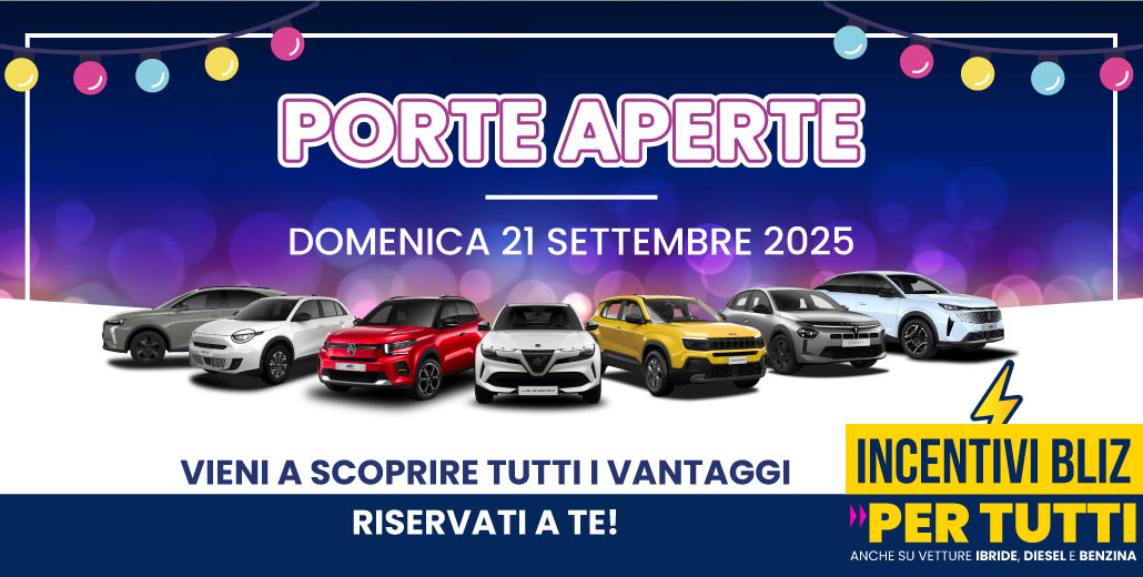 Porte Aperte | INCENTIVI BLIZ per TUTTI