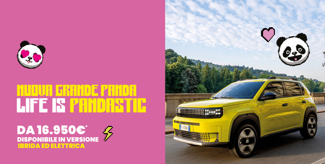 FIAT NUOVA GRANDE PANDA HY | TUA DA 16.950€