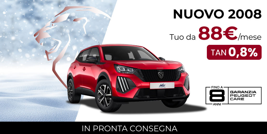 NUOVO PEUGEOT 2008 | TUO DA 88€/MESE
