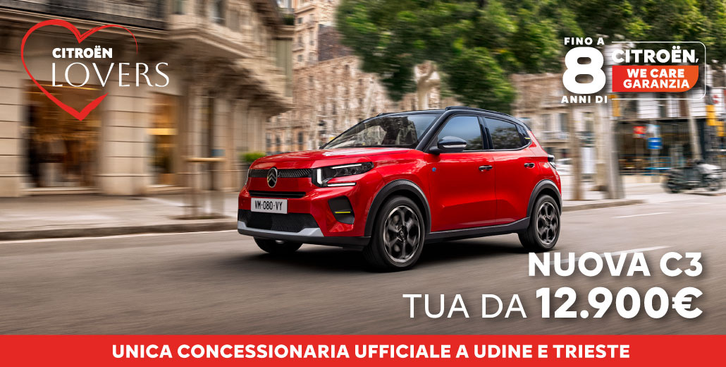 NUOVA CITROËN C3 | TUA DA 12.900€