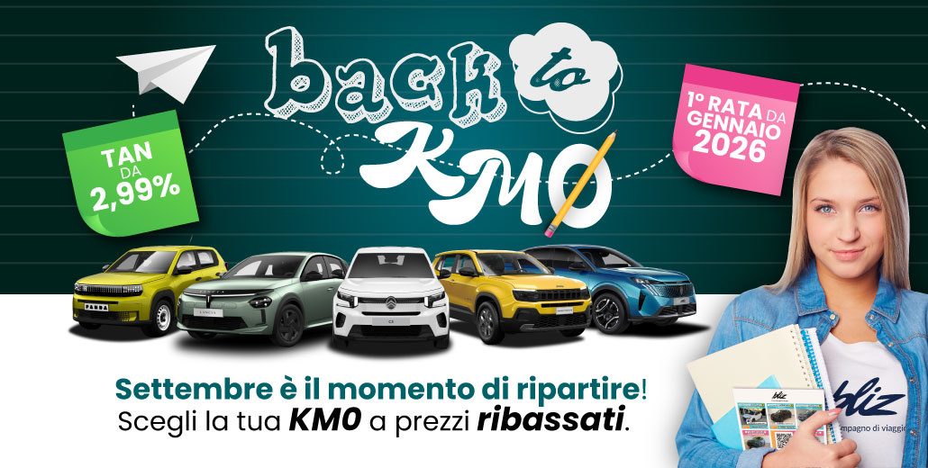 BACK TO KM0 | PREZZI RIBASSATI!