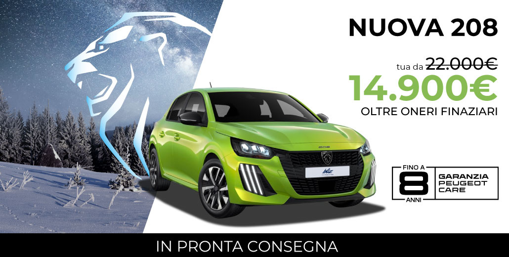 NUOVA PEUGEOT 208 | TUA DA 14.900€