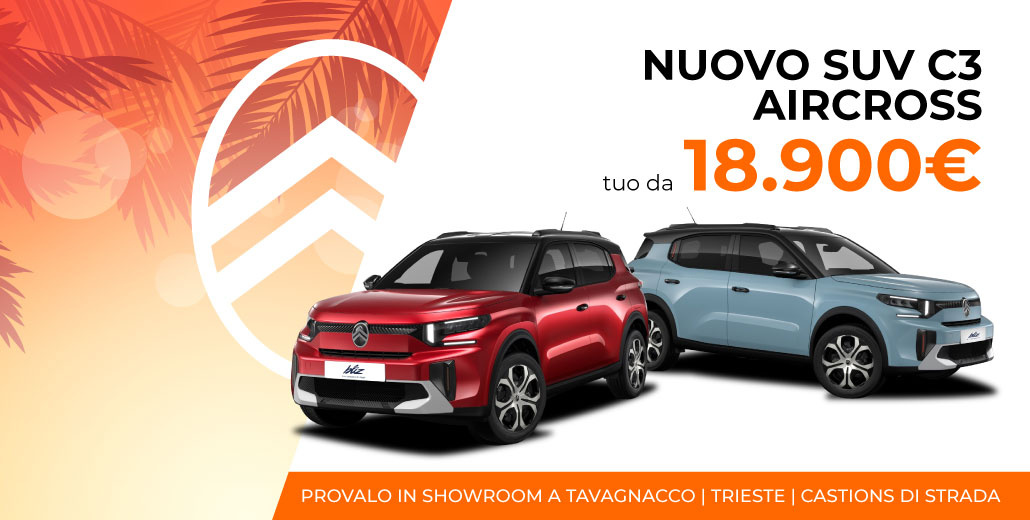 NUOVO SUV CITROËN C3 AIRCROSS | TUO DA 18.900€