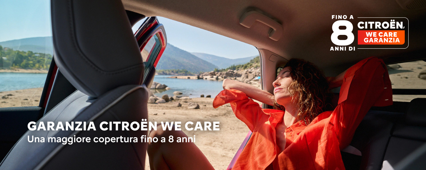 CITROËN WE CARE | GARANZIA FINO A 8 ANNI