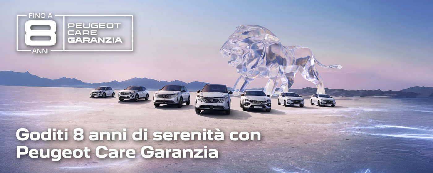 PEUGEOT CARE | GARANZIA FINO A 8 ANNI