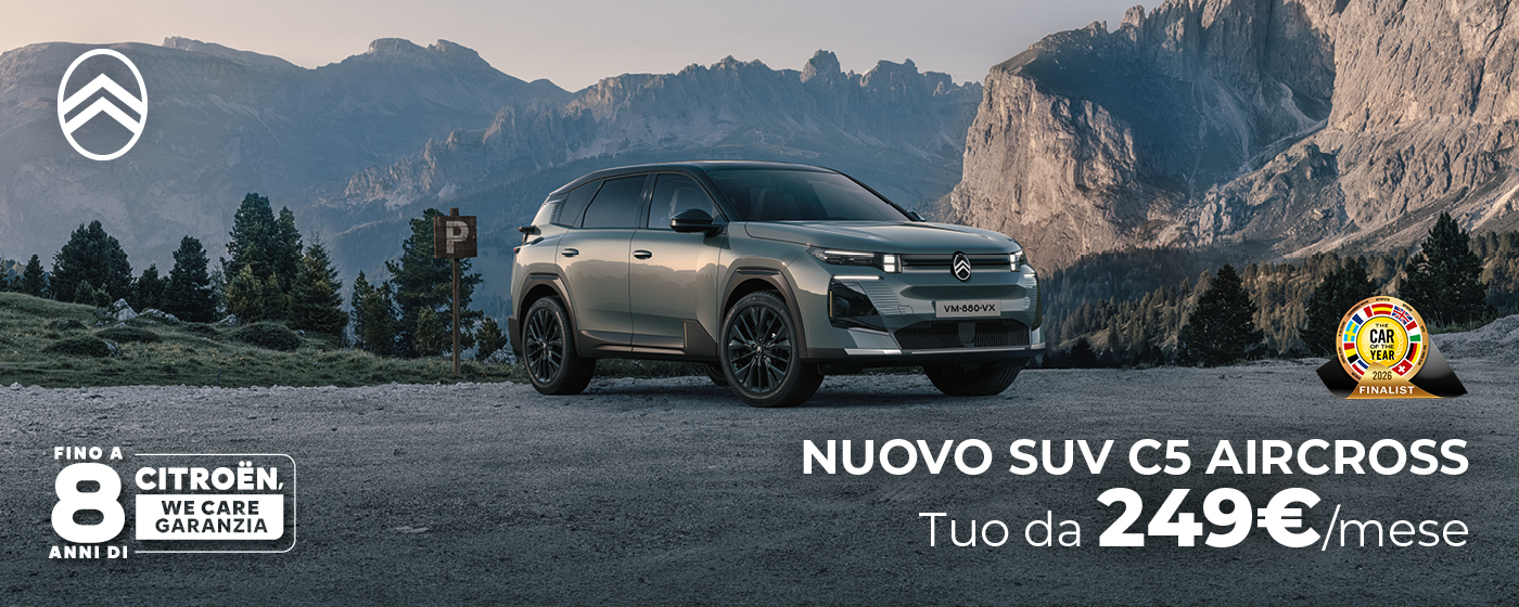 NUOVO SUV C5 AIRCROSS | PROMO DEL MESE