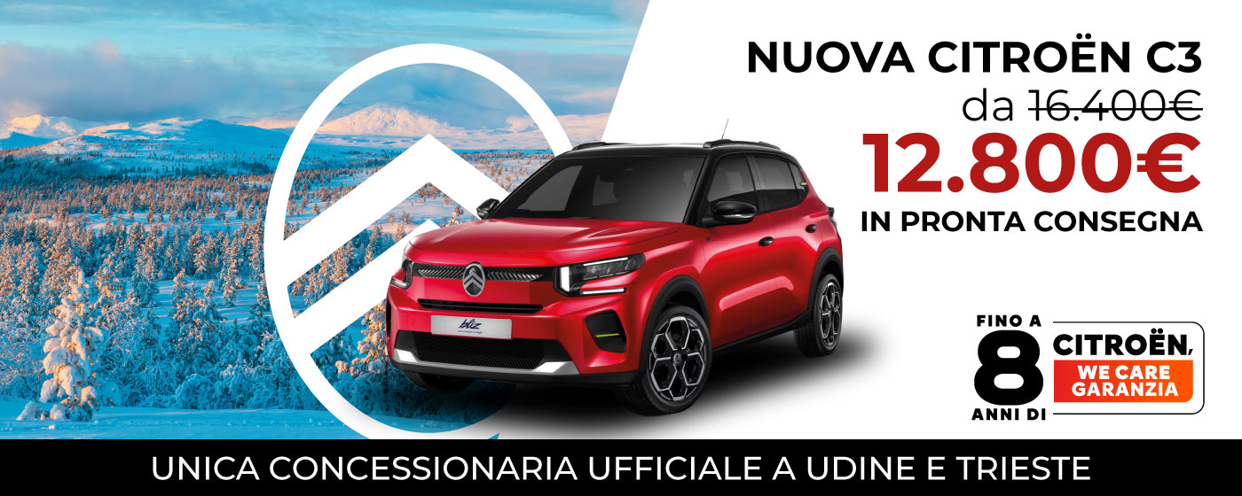 NUOVA CITROËN C3 | PROMO DEL MESE