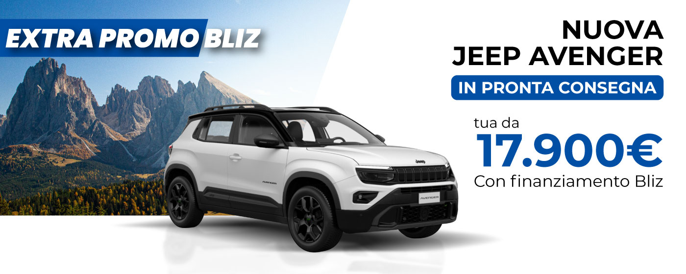 NUOVA JEEP AVENGER | TUA DA 17.900€