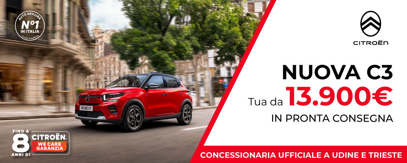 NUOVA CITROËN C3 | PROMO DEL MESE