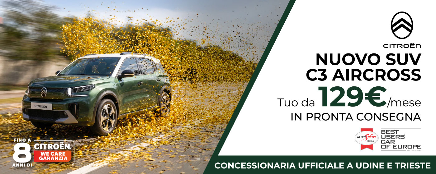 NUOVO SUV C3 AIRCROSS | PROMO DEL MESE