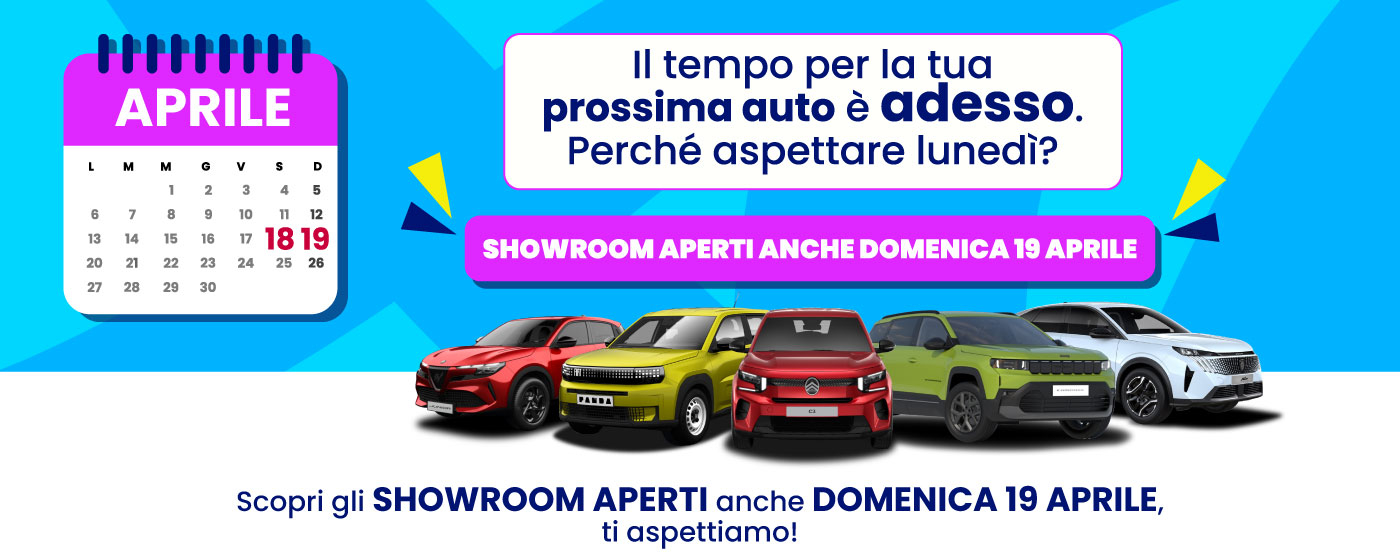 OPEN WEEKEND 18-19 APRILE