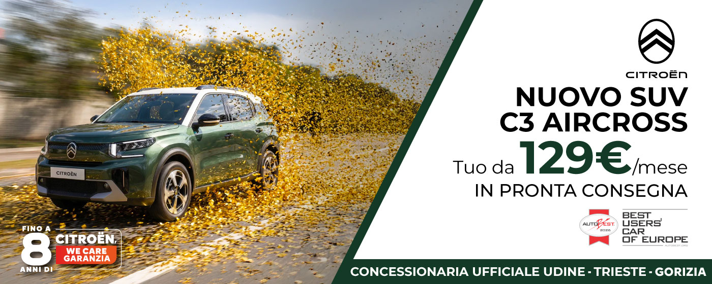 NUOVO SUV C3 AIRCROSS | PROMO DEL MESE