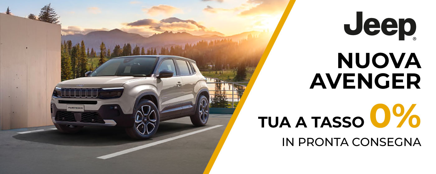 NUOVA JEEP AVENGER | PROMO DEL MESE