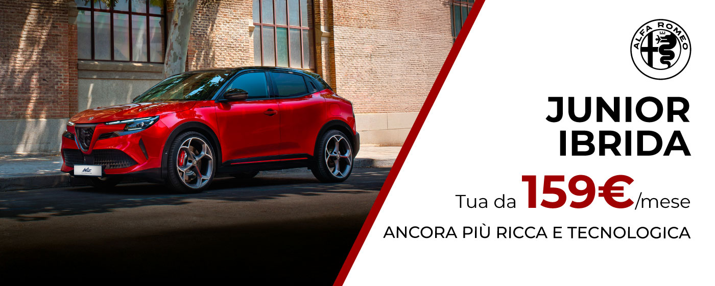 NUOVA ALFA ROMEO JUNIOR | PROMO DEL MESE