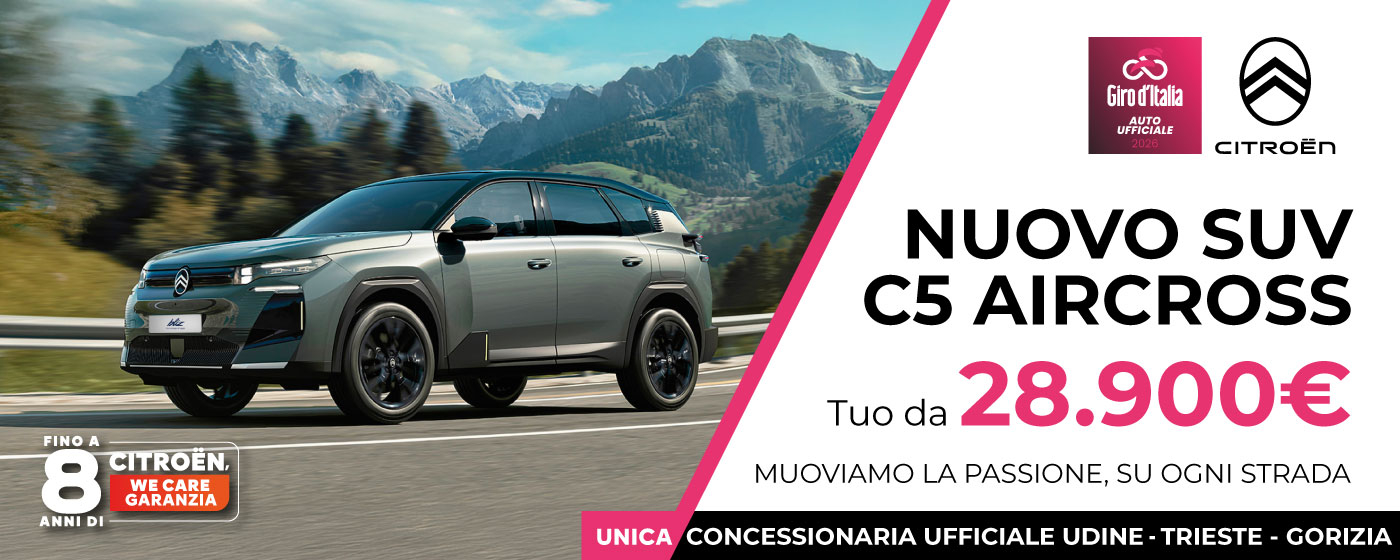 NUOVO SUV C5 AIRCROSS | PROMO DEL MESE