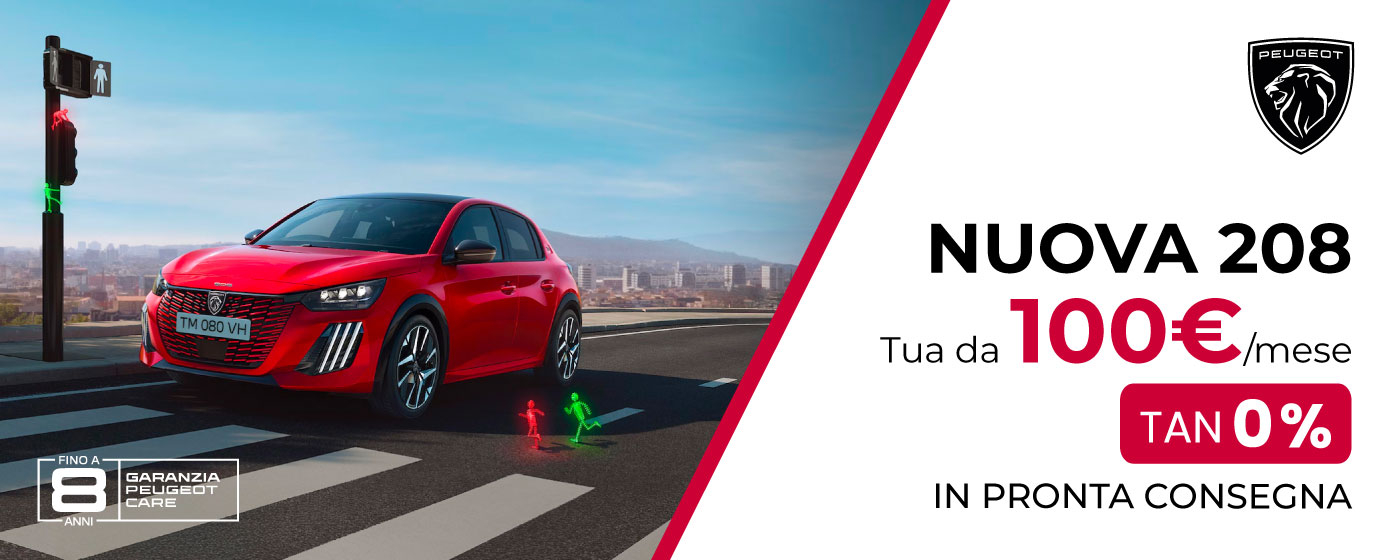 NUOVA PEUGEOT 208 | PROMO DEL MESE