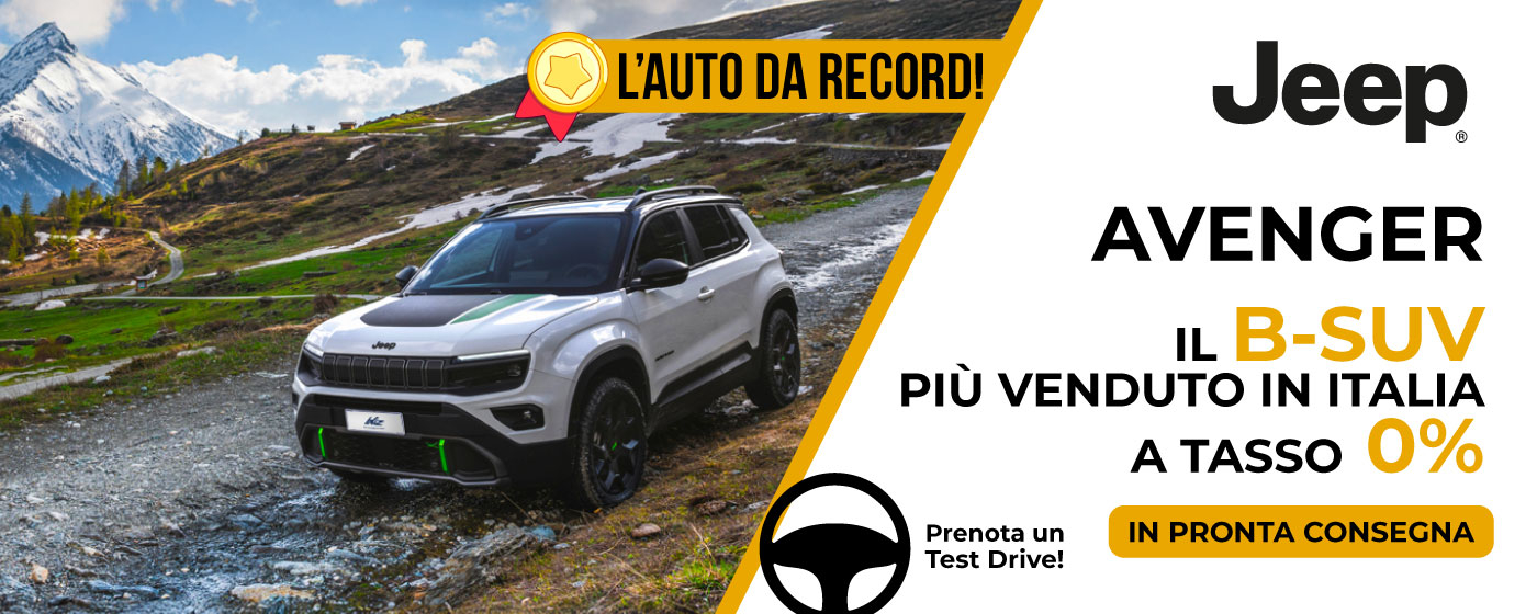 NUOVA JEEP AVENGER | PROMO DEL MESE