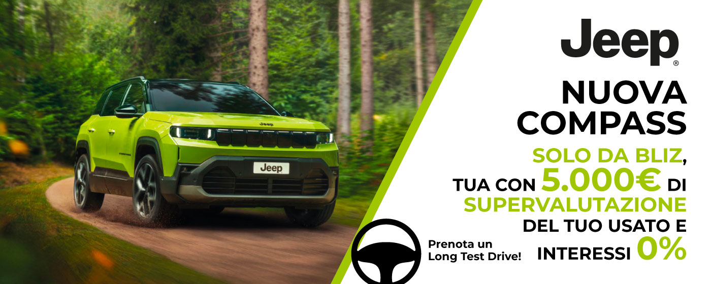 NUOVA JEEP COMPASS | PROMO DEL MESE