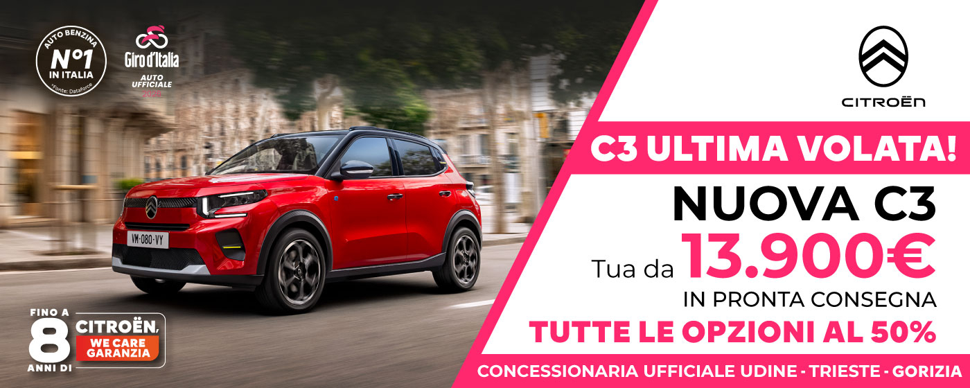 NUOVA CITROËN C3 | PROMO DEL MESE