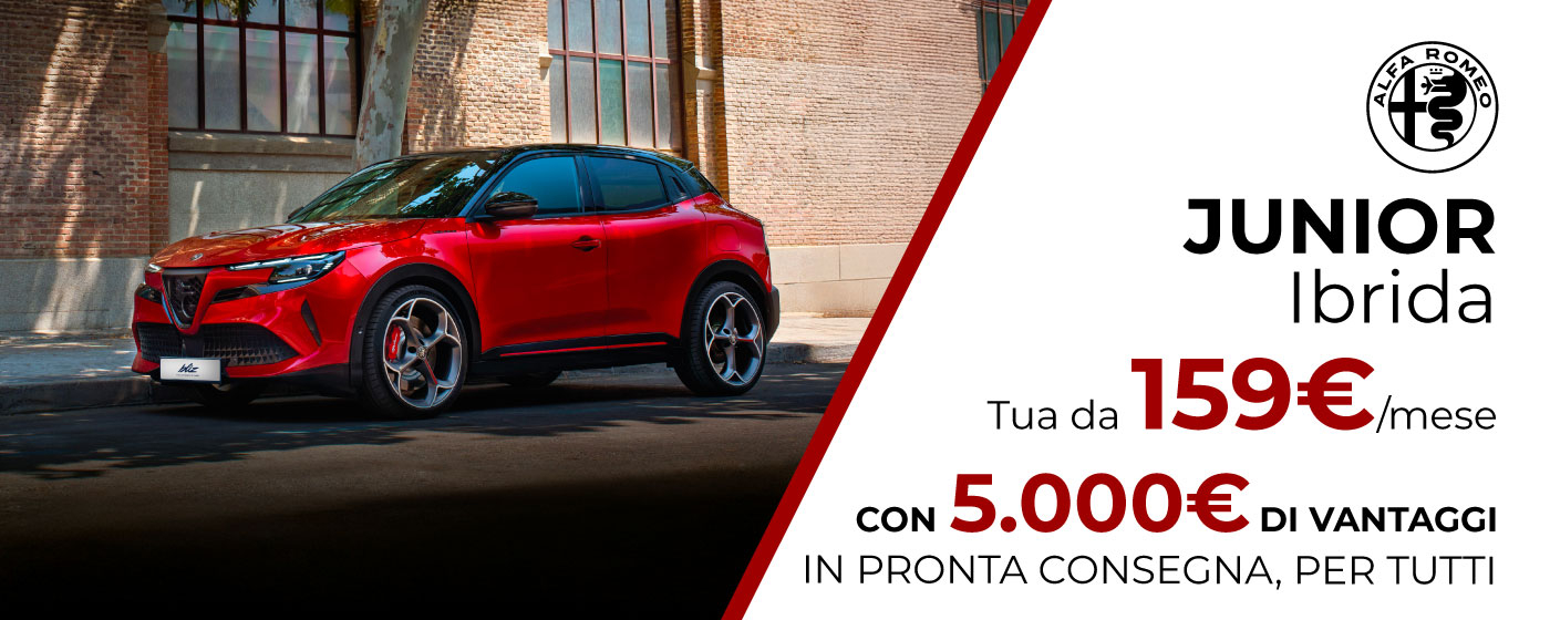 NUOVA ALFA ROMEO JUNIOR | PROMO DEL MESE