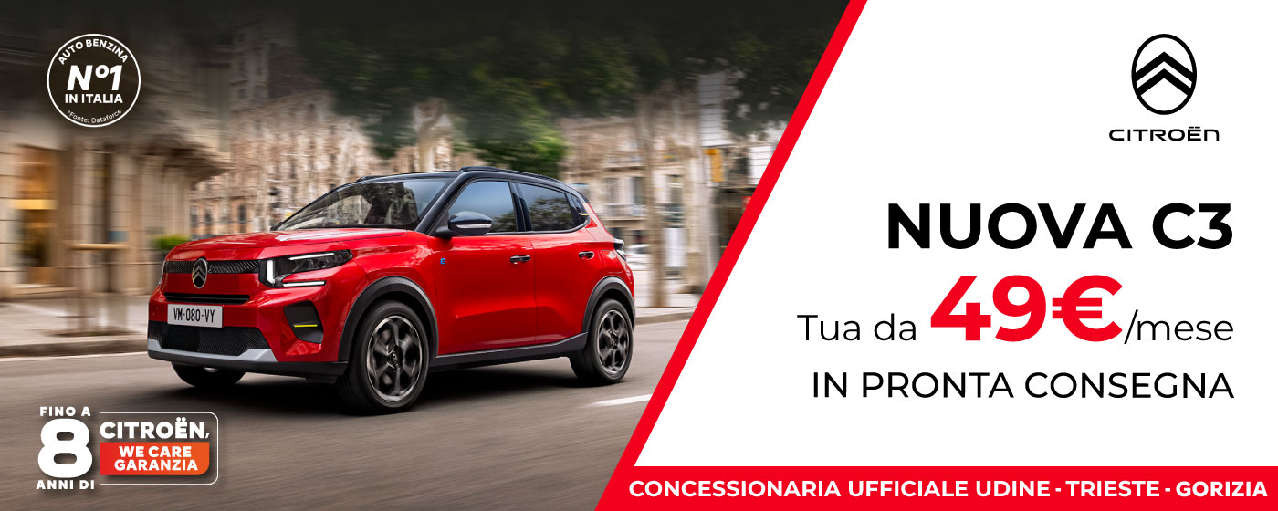 NUOVA CITROËN C3 | PROMO DEL MESE