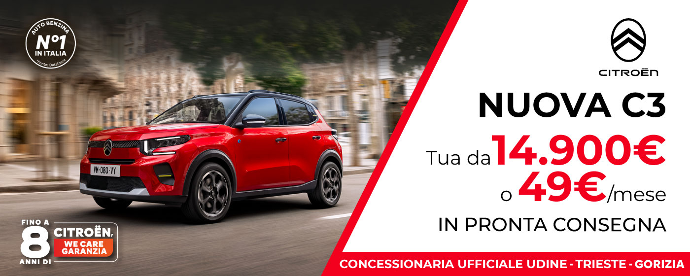 NUOVA CITROËN C3 | PROMO DEL MESE