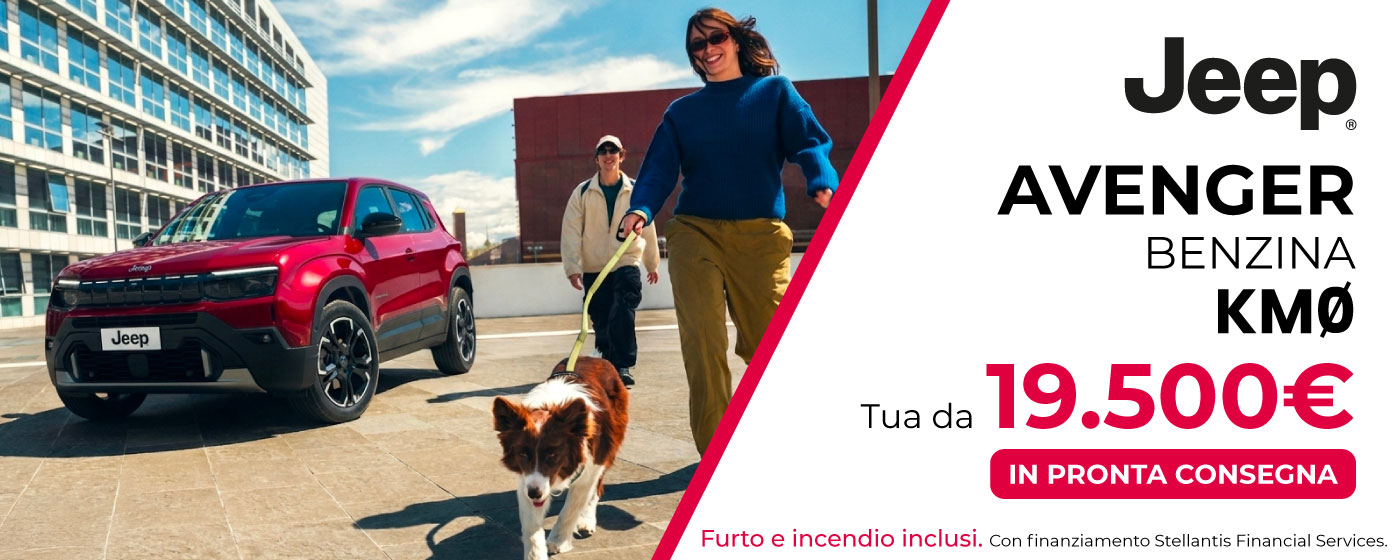 NUOVA JEEP AVENGER | PROMO DEL MESE