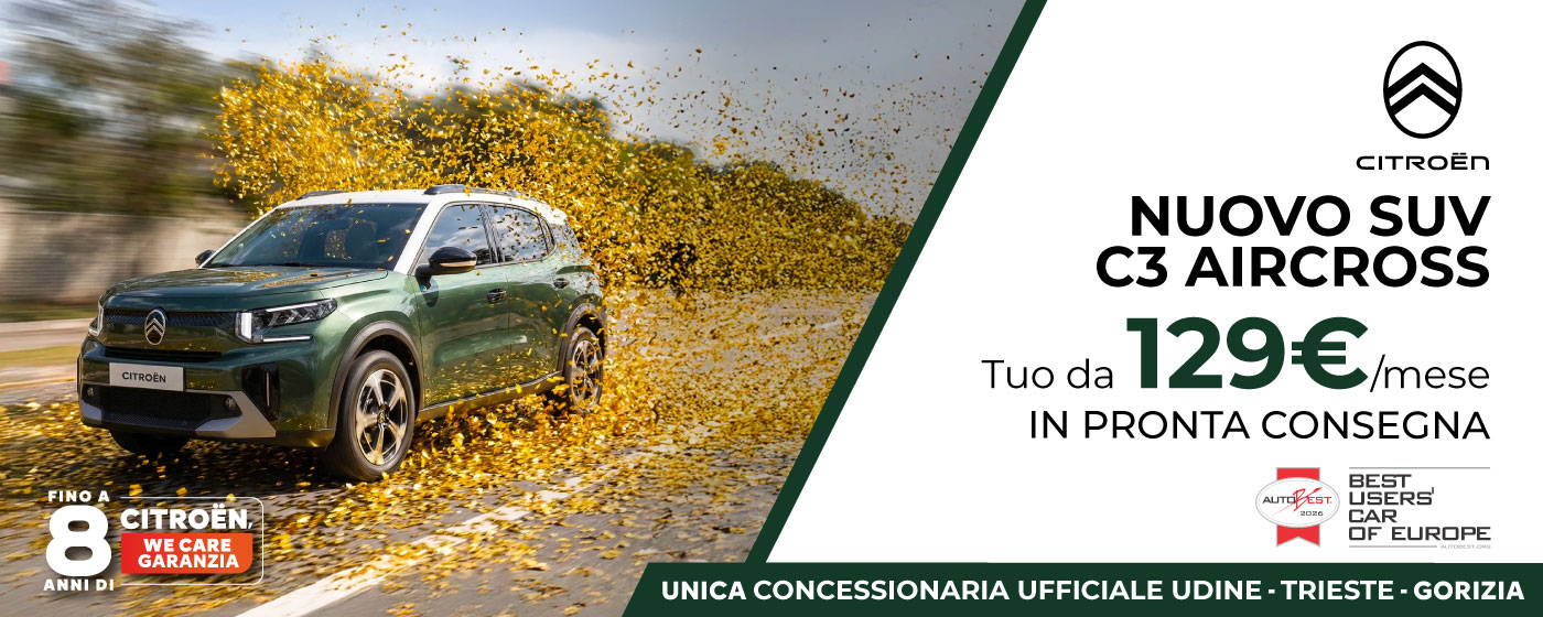 NUOVO SUV C3 AIRCROSS | PROMO DEL MESE