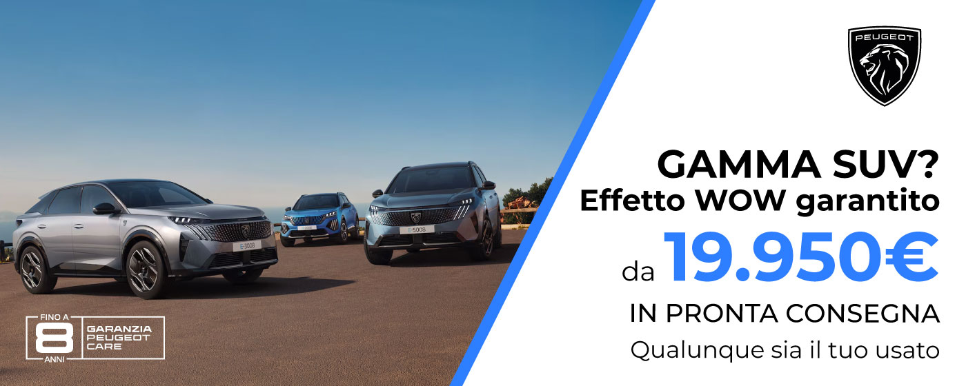 PEUGEOT GAMMA SUV | PROMO DEL MESE