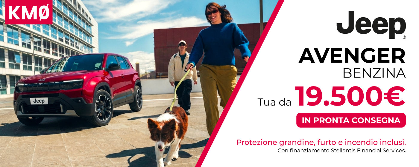 NUOVA JEEP AVENGER | PROMO DEL MESE