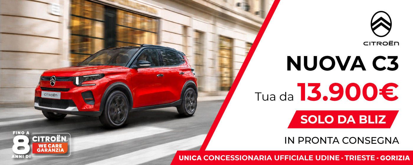 NUOVA CITROËN C3 | PROMO DEL MESE