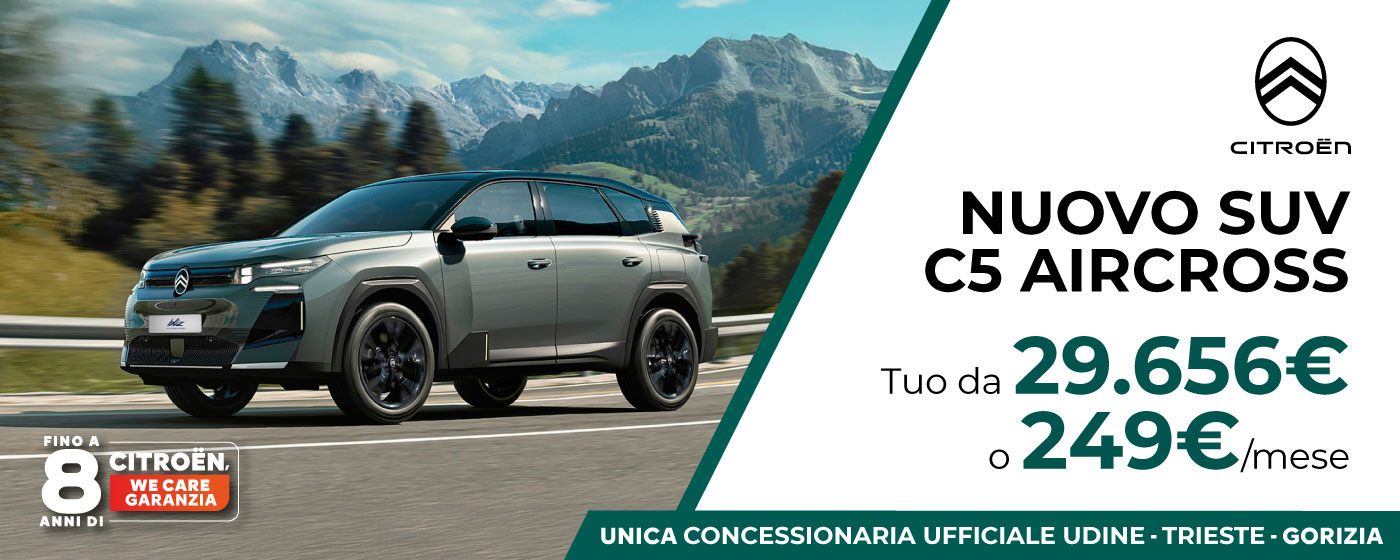 NUOVO SUV C5 AIRCROSS | PROMO DEL MESE