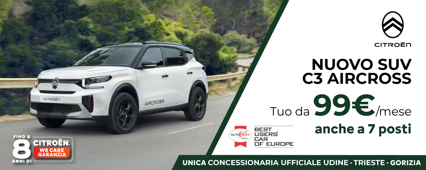 NUOVO SUV C3 AIRCROSS | PROMO DEL MESE
