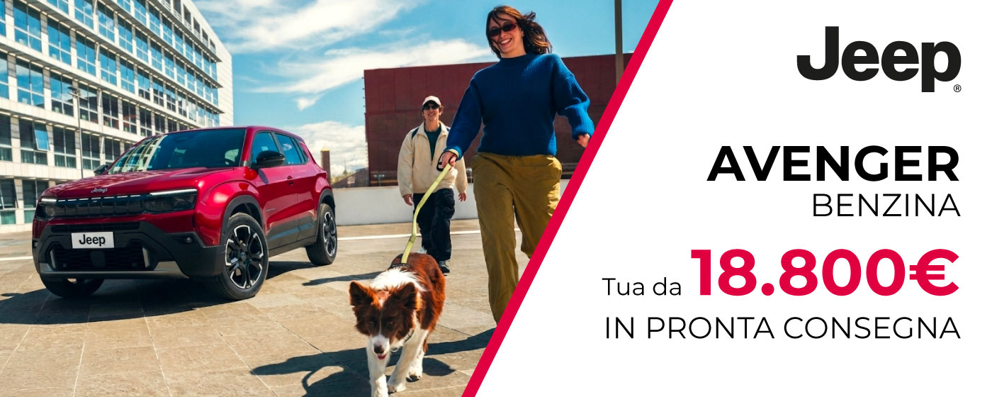 NUOVA JEEP AVENGER | PROMO DEL MESE