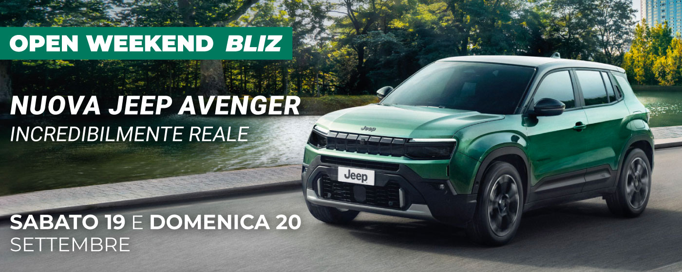 NUOVA JEEP AVENGER | OPEN WEEKEND