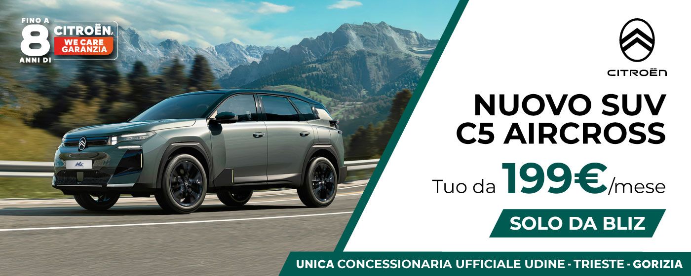NUOVO SUV C5 AIRCROSS | PROMO DEL MESE