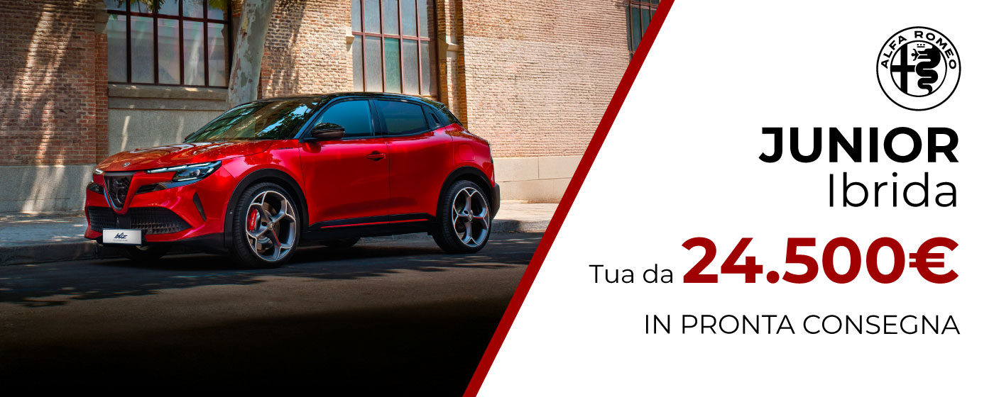 NUOVA ALFA ROMEO JUNIOR | PROMO DEL MESE