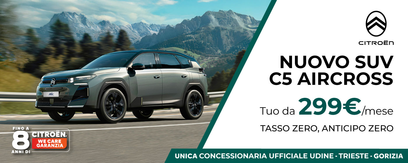 NUOVO SUV C5 AIRCROSS | PROMO DEL MESE