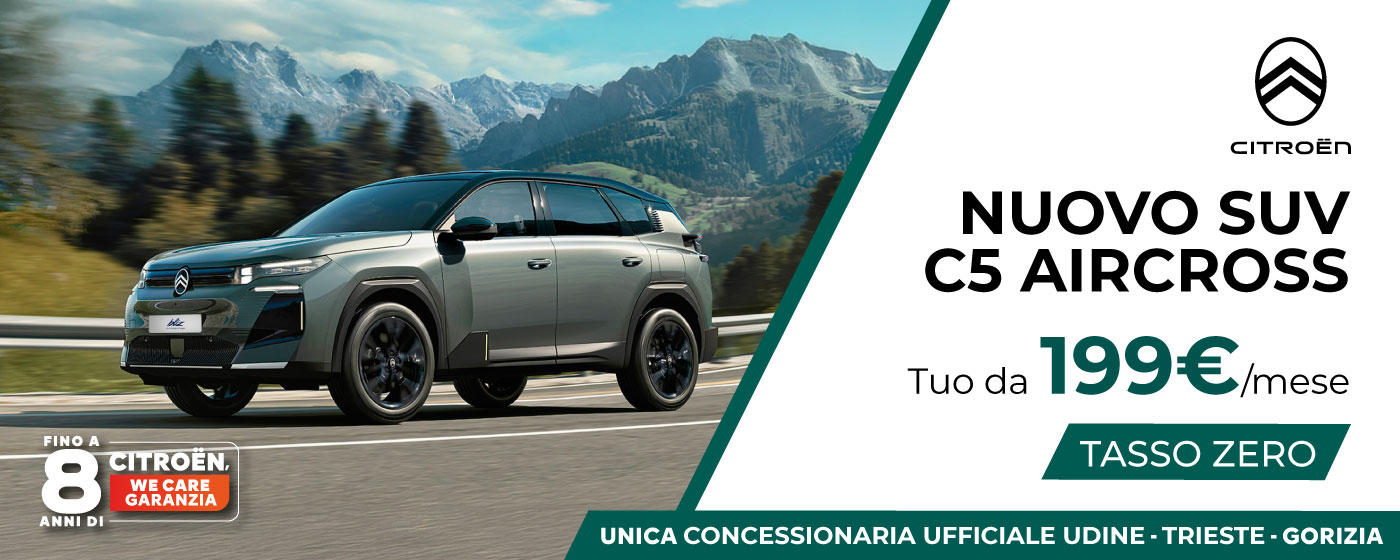 NUOVO SUV C5 AIRCROSS | PROMO DEL MESE