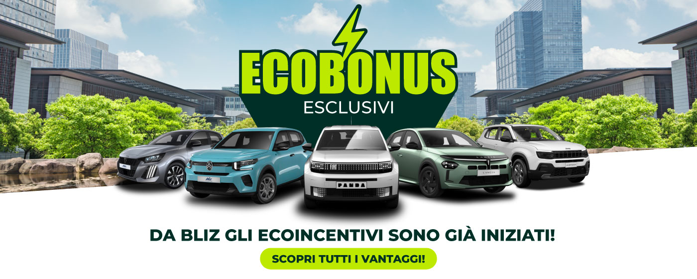 ECOBONUS ESCLUSIVI | SCOPRI TUTTI I VANTAGGI!