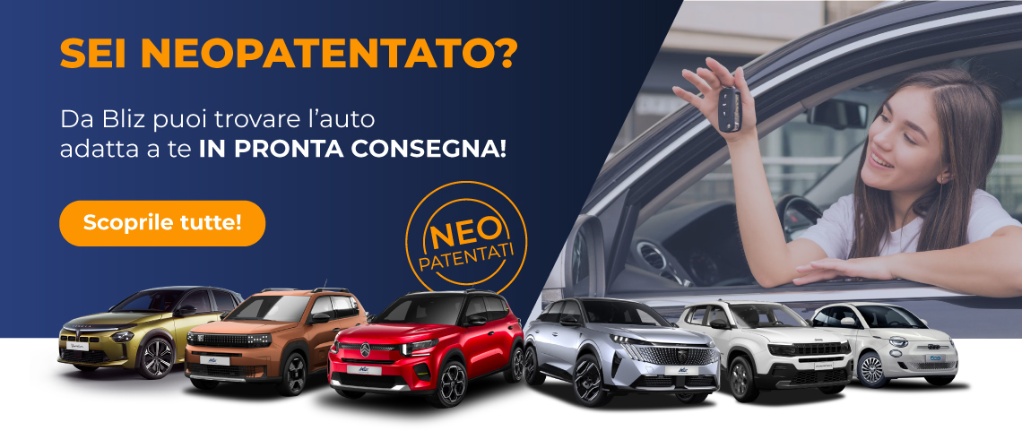 Auto per neopatentati | In pronta consegna da Bliz