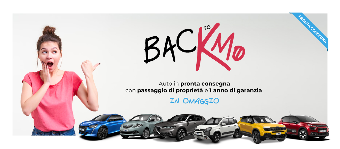 Back to Km0 | Vetture in pronta consegna