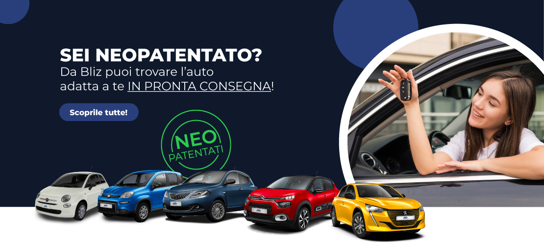 Auto per neopatentati | In pronta consegna da Bliz