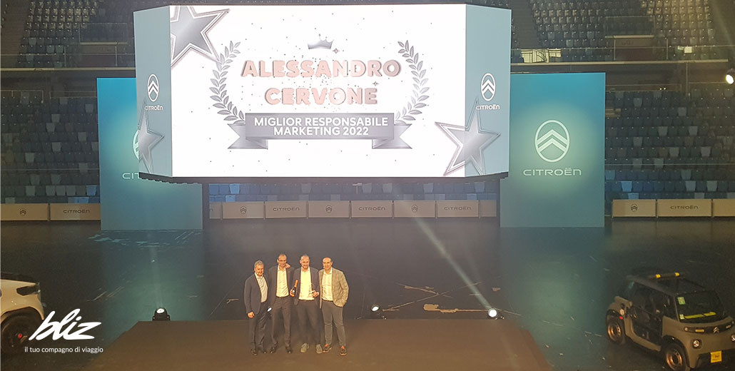 Premio per il miglior responsabile marketing Citroën ad Alessandro Cervone