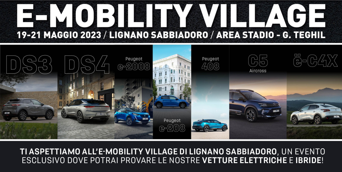 Bliz all'E-Mobility Village di Lignano Sabbiadoro | 19, 20, 21 Maggio 2023