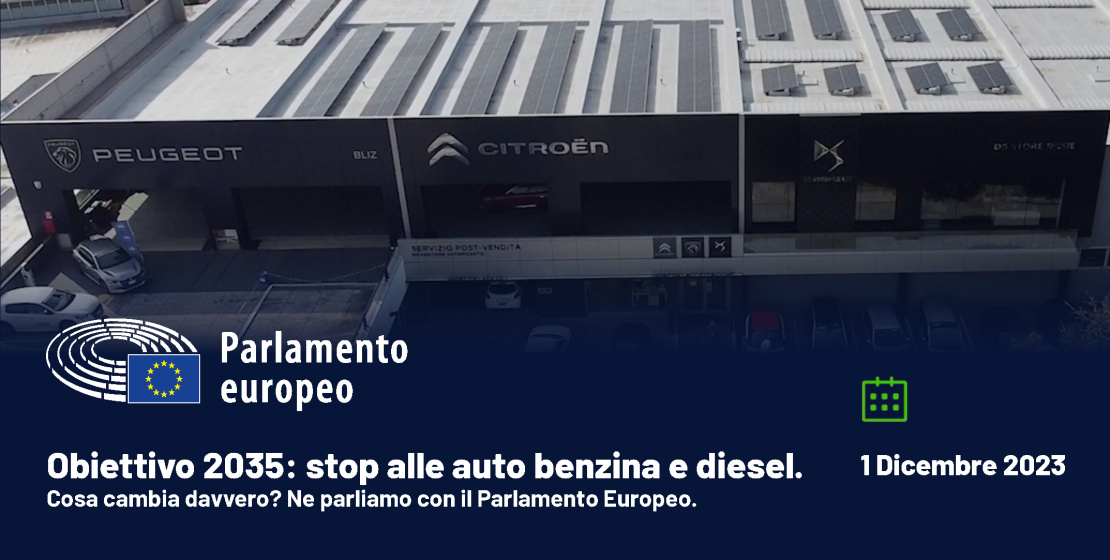 Obiettivo 2035, stop alle auto a benzina e diesel: cosa cambia davvero? Ne parliamo con il Parlamento Europeo!