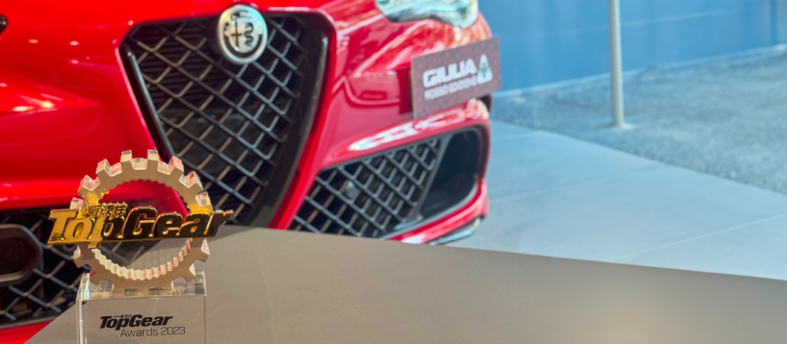 Alfa Romeo Giulia Quadrifoglio proclamata "Sedan of the Year" dal rinomato magazine Top Gear Hong Kong