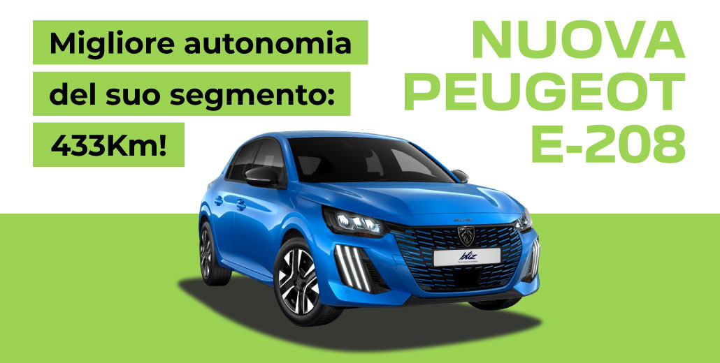 Nuova Peugeot E-208: l’auto più efficiente sul mercato europeo!